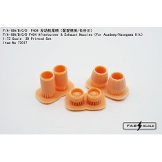 1/72 F/A-18A/B/C/D Hornet F404 Afterburner and Exhaust Nozzles for Academy/Hasegawa Kits