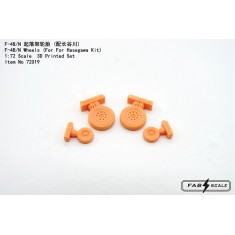1/72 F-4B/N Phantom II Wheels for Hasegawa Kit