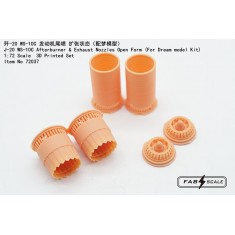 1/72 J-20 WS-10C Afterburner and Exhaust Nozzles Open for DreamModel Kit