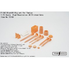 1/72 F-16C Block 50 Big Detail Set for Tamiya Kit