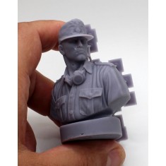 70mm DAK Panzer Unterofficer Bust