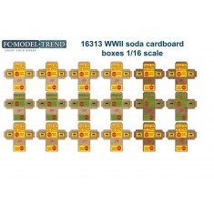 1/16 WWII Soda Cardboard Boxes
