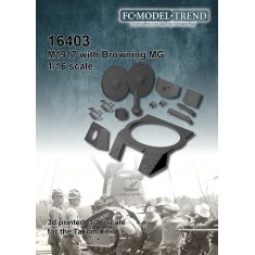 1/16 M1917 with Browning MG Detail Set for Takom Model