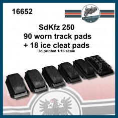 1/16 Sd.Kfz 250 Track Pads + Ice Cleat Track Pads