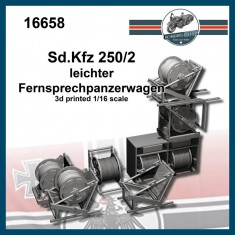 1/16 Sd.Kfz 250/2 Leichter Fernsprechpanzerwagen Cable Layer Vehicle