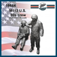 1/16 US Army M113 Crew 80S (2 figures)