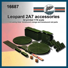 1/16 Leopard 2A7 Accesories