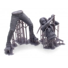 1/16 Dreadlocks Female Warrior