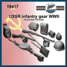 1/9 WWII Soviet Soldier Gear