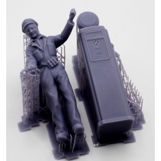1/24 1950s Gas Station Service Set