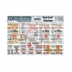 1/35 Red Ball Express Signs, Placards, etc