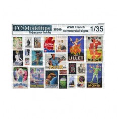 1/35 WWII French Commercial Signs