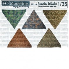 1/35 Assorted Zeltbahn - Splinter, Autumn, Winter, Summer, Italian