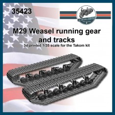 1/35 M29 Weasel Running Gear and Tracks for Takom kit
