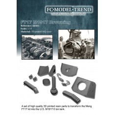 1/35 US M1917 w/Browning MG Conversion Set for Meng FT-17 kits