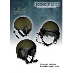 1/35 DH-132 Helmet (3pcs)