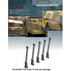 1/35 WWII German AFV Width indicator Rods (5 units)