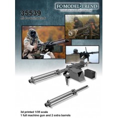 1/35 M2 Browning MG with Blank Fire Adaptor (2 extra barrels & 1 full MG)