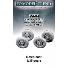 1/35 Volkswagen Typ 82 Wheels for Rye Field Model