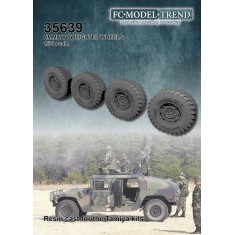 1/35 HMWWV Weighted Wheels for Tamiya kits