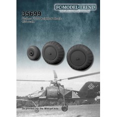 1/35 Flettner FL 282 Weighted Wheels for MiniArt kits