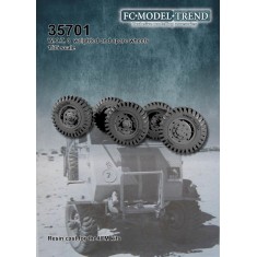 1/35 WOT 8 Weighted & Spare Wheels for ICM kits