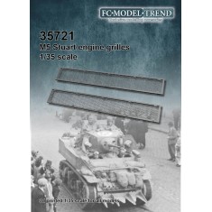1/35 M5 Stuart Engine Grilles