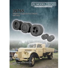 1/35 Ford V3000S Weighted Wheels for ICM Kit