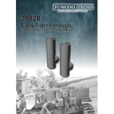 1/35 Tiger Exhausts Initial model