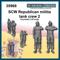 1/35 SCW Militian Tank Crew set 2
