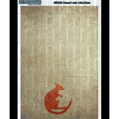 Printed Self-adhesive Base - Desert rats (190 x 130mm) 