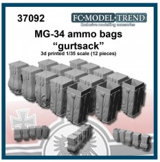 1/35 MG-34 Ammo Bags "Gurtsacks" (12pcs)