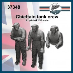1/35 Chieftain Tank Crews (2 full figures and 1 bust)