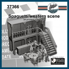 1/35 Spaguetti Western Scene (saloon section and figures)