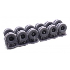 1/35 Sattelanhanger 56t Weighted Wheels for Trumpeter kit