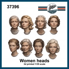 1/35 Women Heads (8pcs)