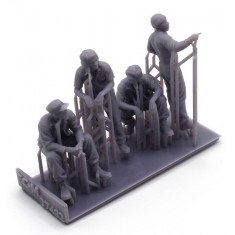 1/35 African Warlord Tank Crew Figures (3D Printed) #2