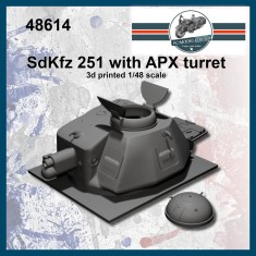1/48 Sdkfz 251 with Apx Turret