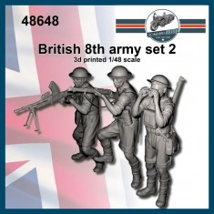 1/48 British 8th Army Set #2 (3 figures)