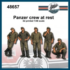 1/48 Panzer Crew At Rest (5 figures)