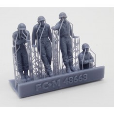 1/48 US WWII Self-Propelled Gun Crew