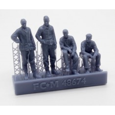 1/48 German WWII Self-Propelled Gun Crew