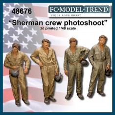 1/48 Sherman Crew Photoshoot