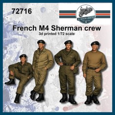 1/72 French Tank Crew 1945 (4 figures)