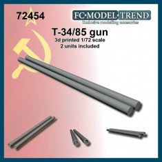 1/72 T34/85 Gun Barrel (2pcs)