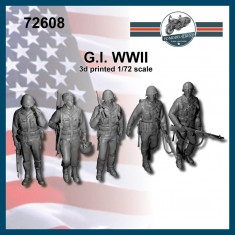 1/72 WWII US G.I. Crews (5 figures)