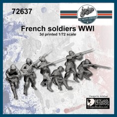 1/72 WWI French Soldiers