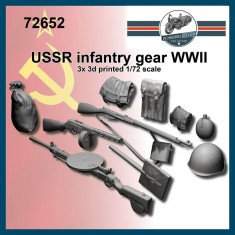 1/72 WWII USSR Soldier Gear
