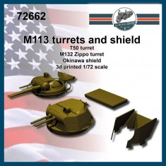 1/72 M113 Vietnam era Turrets