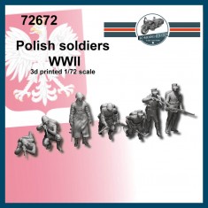 1/72 WWII Polish Soldiers (7 figures)